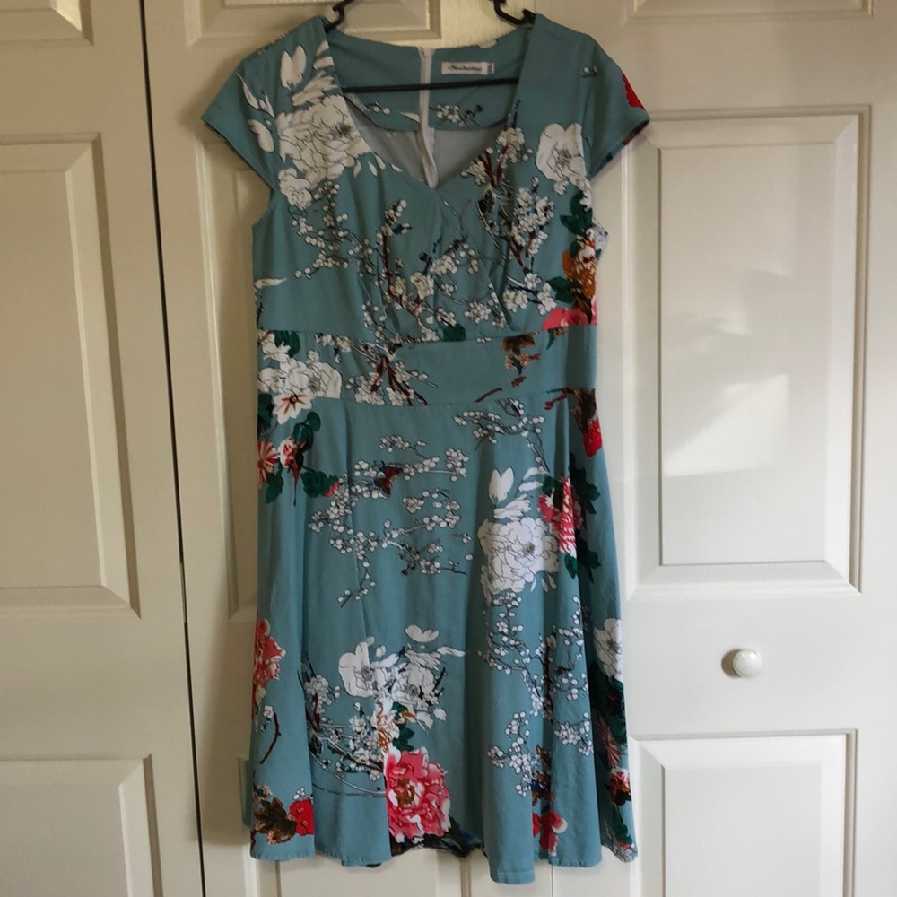 NWOT 2/$30 👗 Floral Vintage Swing Party Dress